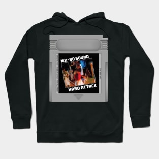 Hard Attack Game Cartridge Hoodie